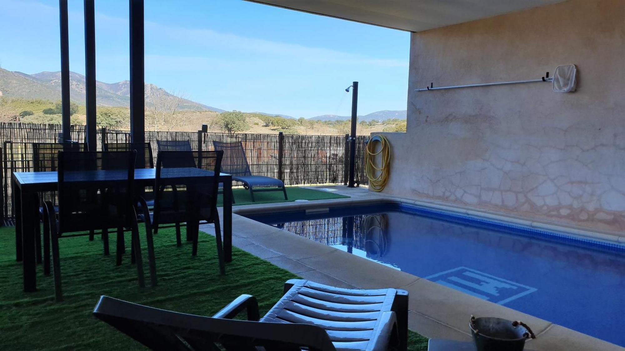 Casa Con Piscina En Parque Nacional De Cabaneros Navas de Estena 外观 照片