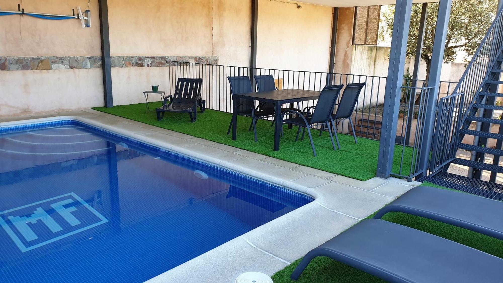 Casa Con Piscina En Parque Nacional De Cabaneros Navas de Estena 外观 照片